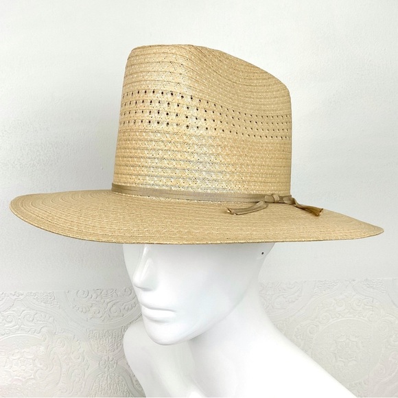 Rare Rockmount Ranch Wear straw western cowboy hat size 7 - Picture 1 of 13